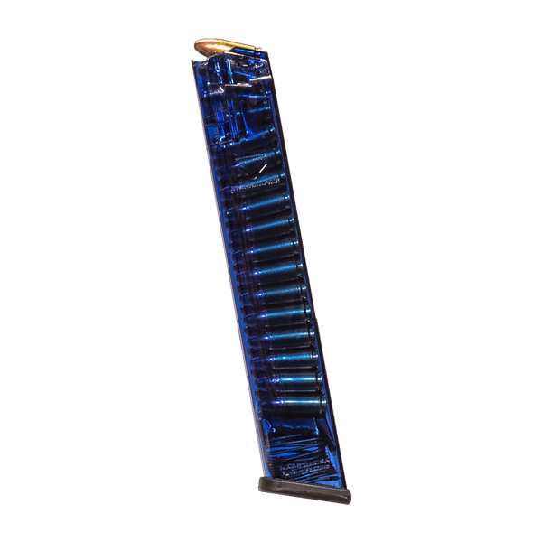Elite Tactical Systems 17rd 9mm mag for Glock - 31, Blue