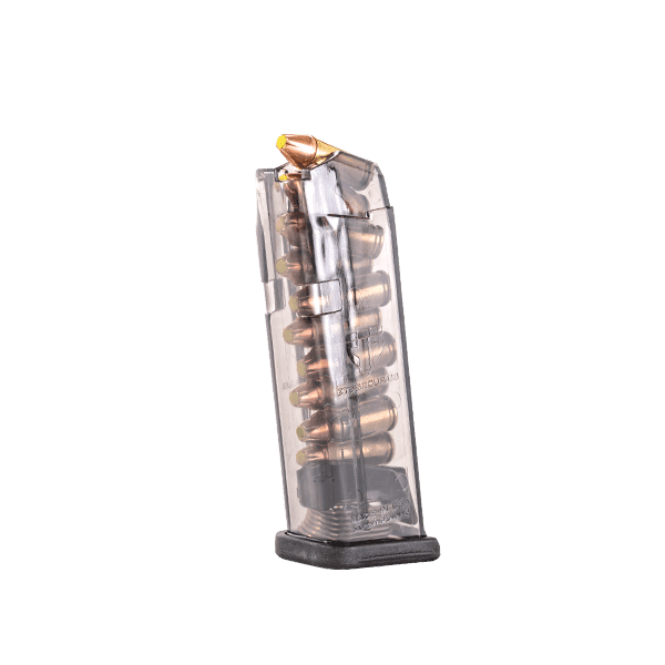Elite Tactical Systems 15rd 9mm mag for Glock - 10, Clear
