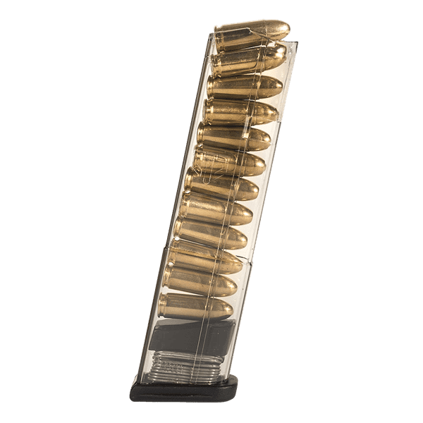 Elite Tactical Systems 7rd 9mm mag for Glock - 12, Clear