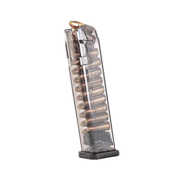 Elite Tactical Systems 17rd 9mm mag for Glock - 22, Clear