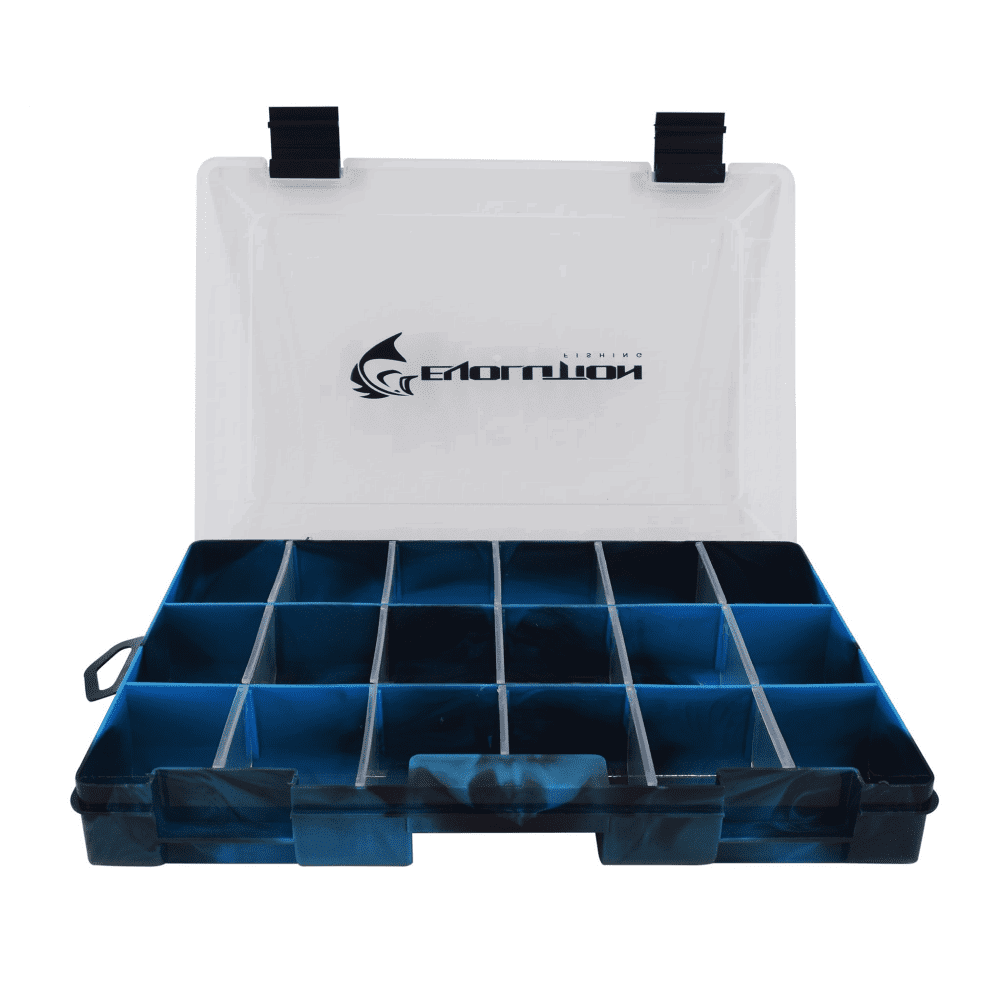 Evolution Outdoor Drift Series 3600 Colored Tackle Tray - Blue