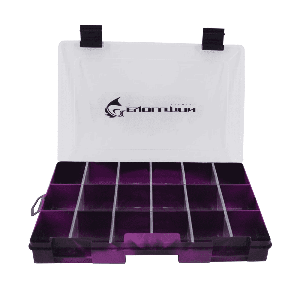 Evolution Outdoor Drift Series 3600 Colored Tackle Tray - Purple