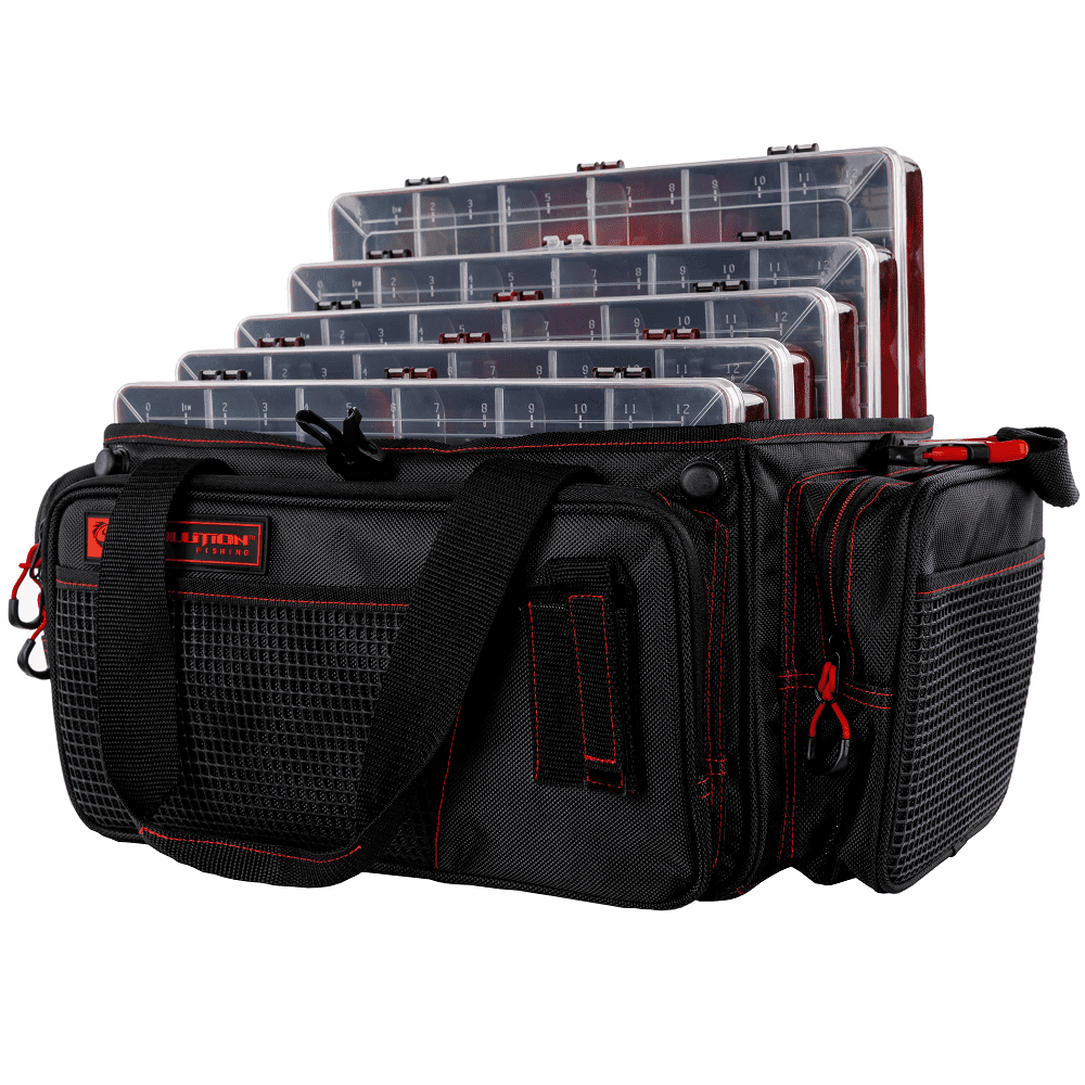 Evolution Outdoor Horizontal 3700 Drift Series Tackle Bags - Red