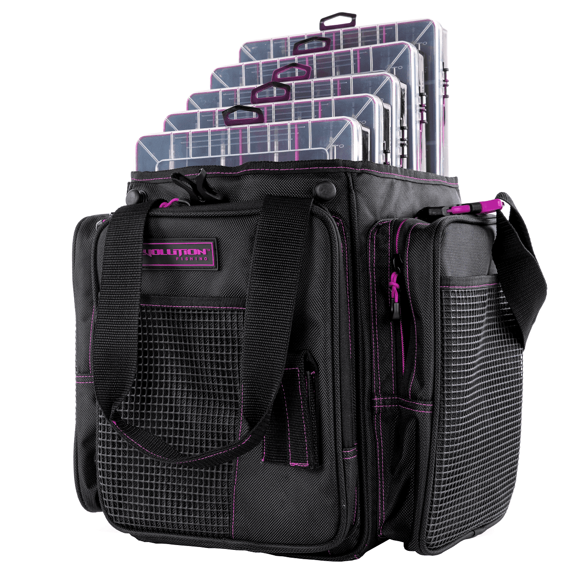 Evolution Outdoor Vertical 3700 Drift Series Tackle Bags - Purple