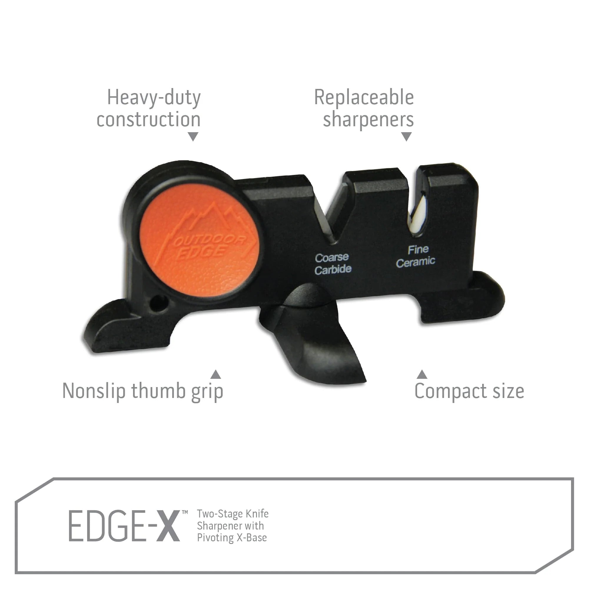Outdoor Edge EDGE-X (2-Step Sharpener) SX-100 - Knives
