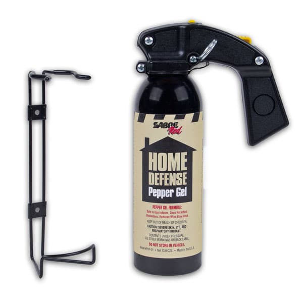Sabre Home Defense Pepper Gel Fogger with Wall Mount Bracket FHP-01 - Tactical & Duty Gear