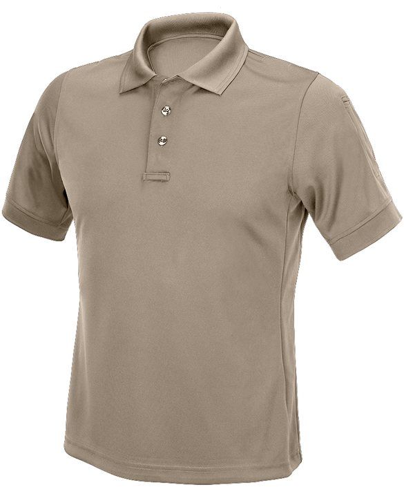 Flying Cross Men's Short Sleeve Impact Polo F1 3200 - Silver Tan, 3XL