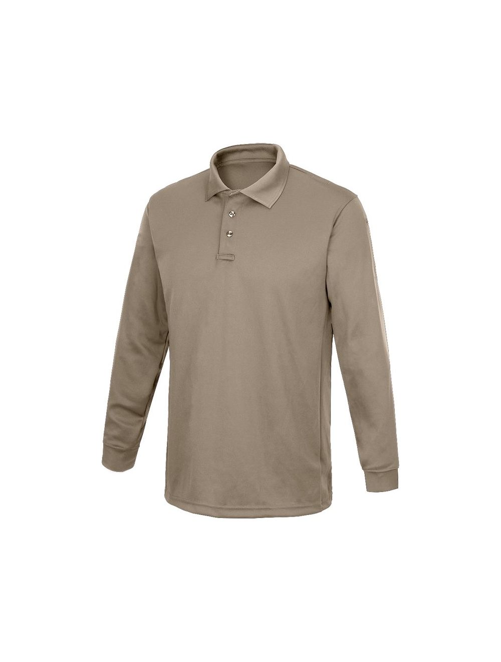 Flying Cross Men's Long Sleeve Impact Polo F1 3220 - Silver Tan, 2XL