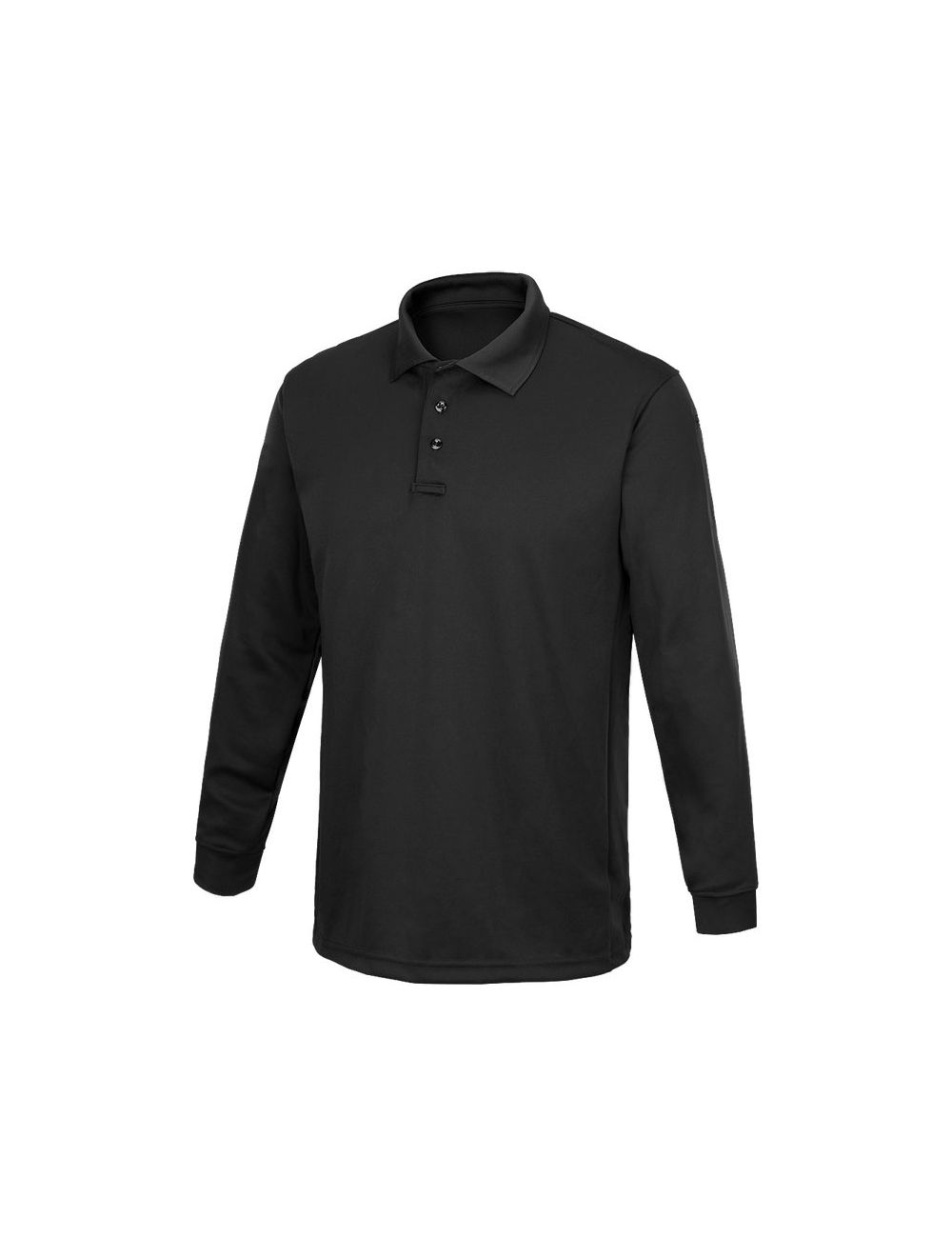 Flying Cross Men's Long Sleeve Impact Polo F1 3220 - Black, 3XL
