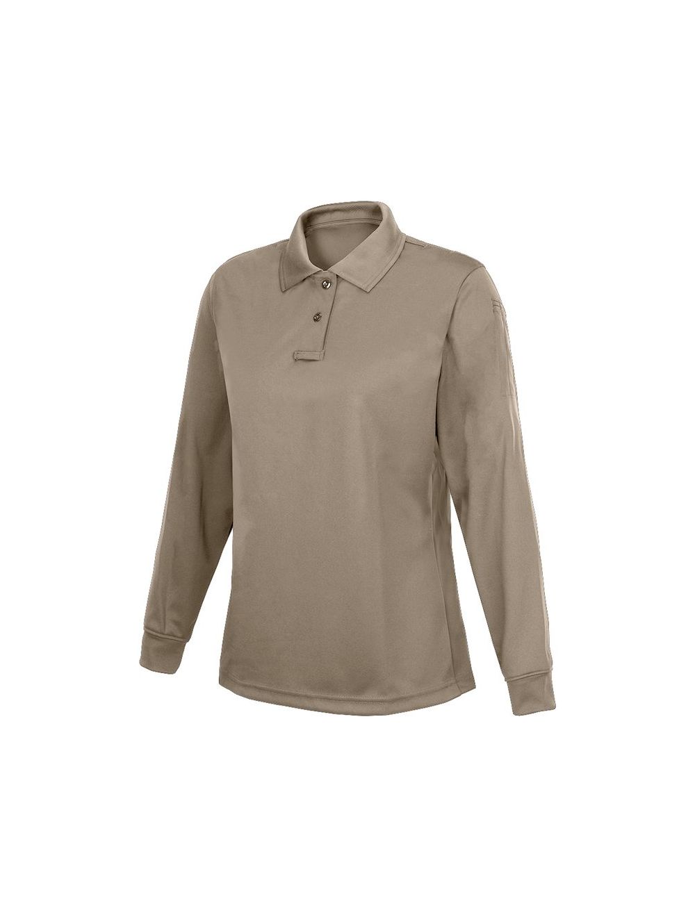 Flying Cross Women's Long Sleeve Impact Polo F13220W - Silver Tan, S