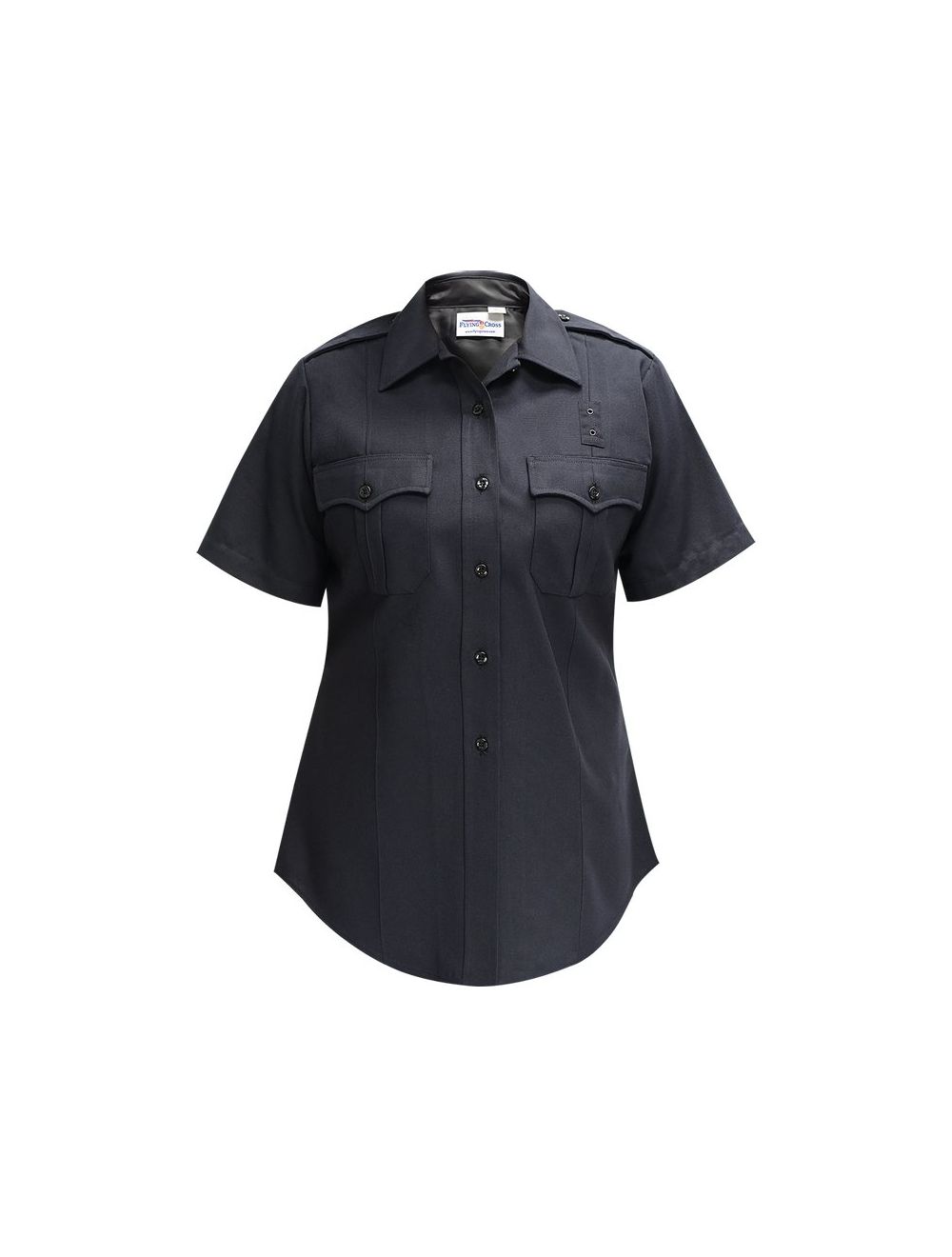 Flying Cross Justice Women's Short Sleeve Uniform Shirt 75% Poly/25% Wool - LAPD Navy 157R84 - Newest Products