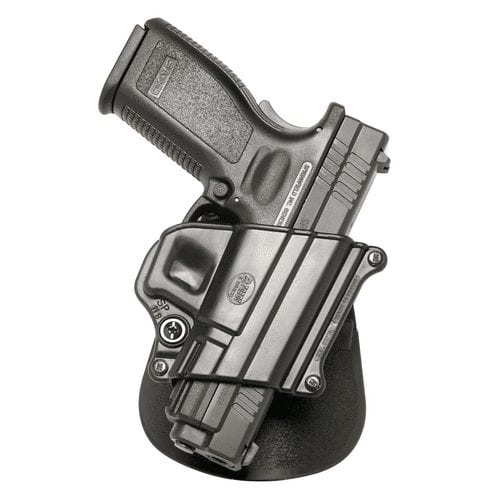 Fobus Standard Holster - Springfield XD, XDM, 9mm, 40, .45 Rotating Paddle Holder Right Hand SP11BRP - Tactical & Duty Gear