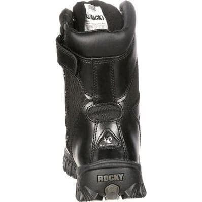 Rocky International 8" Alpha Force Zipper Waterproof Public Service Boot FQ0002173 - Clothing &amp; Accessories