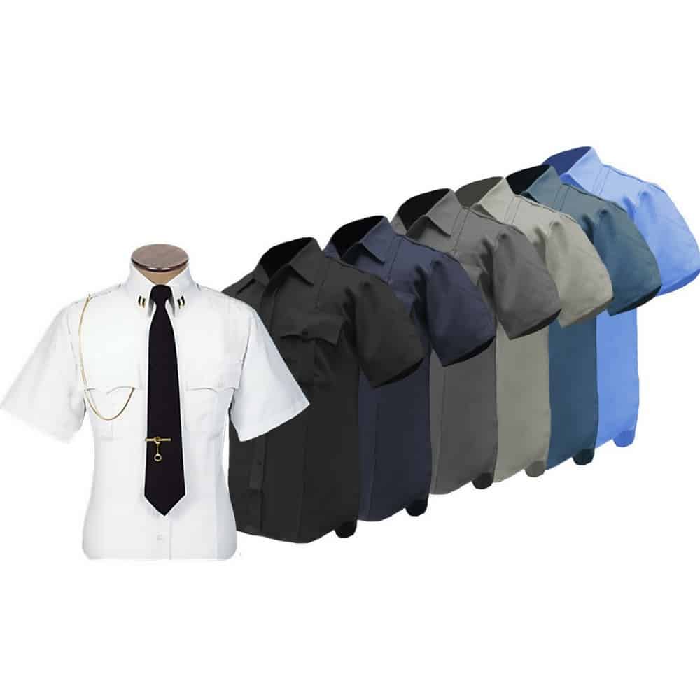 First Class Poly-Cotton Short-Sleeve Uniform Shirt - Clothing & Accessories