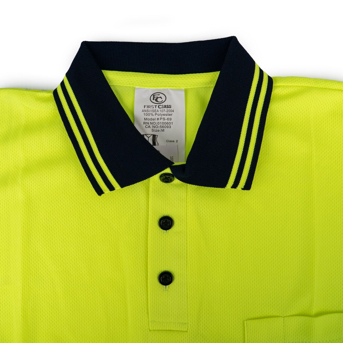 First Class Uniforms High-Visibility Bike Patrol Polo Shirt - Bike Patrol Clothing