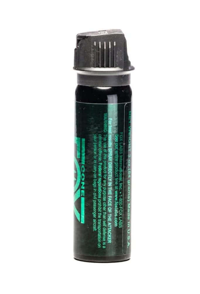 Fox Labs International Mean Green Defense Spray 3oz., 6% OC, Flip Top, Medium Cone Fog Spray Pattern 36MGC - Tactical &amp; Duty Gear