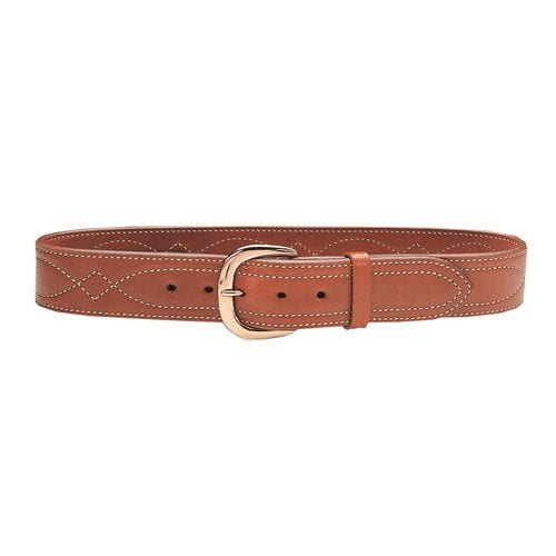 Galco Gunleather SB6 Fancy Stitched Belt - Clothing & Accessories
