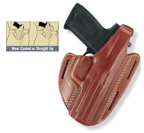 Gould &amp; Goodrich Three Slot Pancake Holster