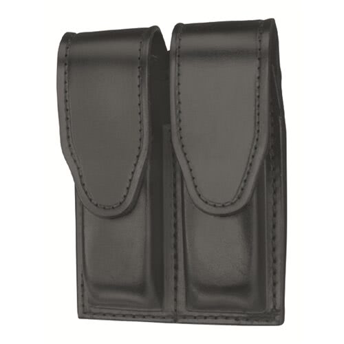 Gould & Goodrich Leather Hidden Snap Double Magazine Case