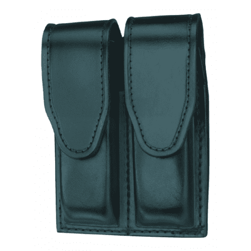 Gould & Goodrich Leather Hidden Snap Double Magazine Case - Tactical & Duty Gear