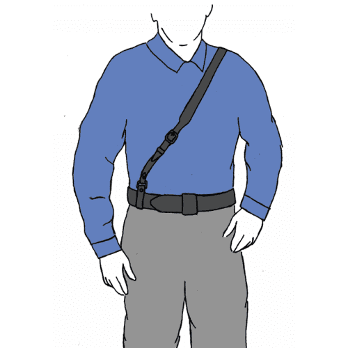 Gould & Goodrich Sliding Dee - Black, Brass