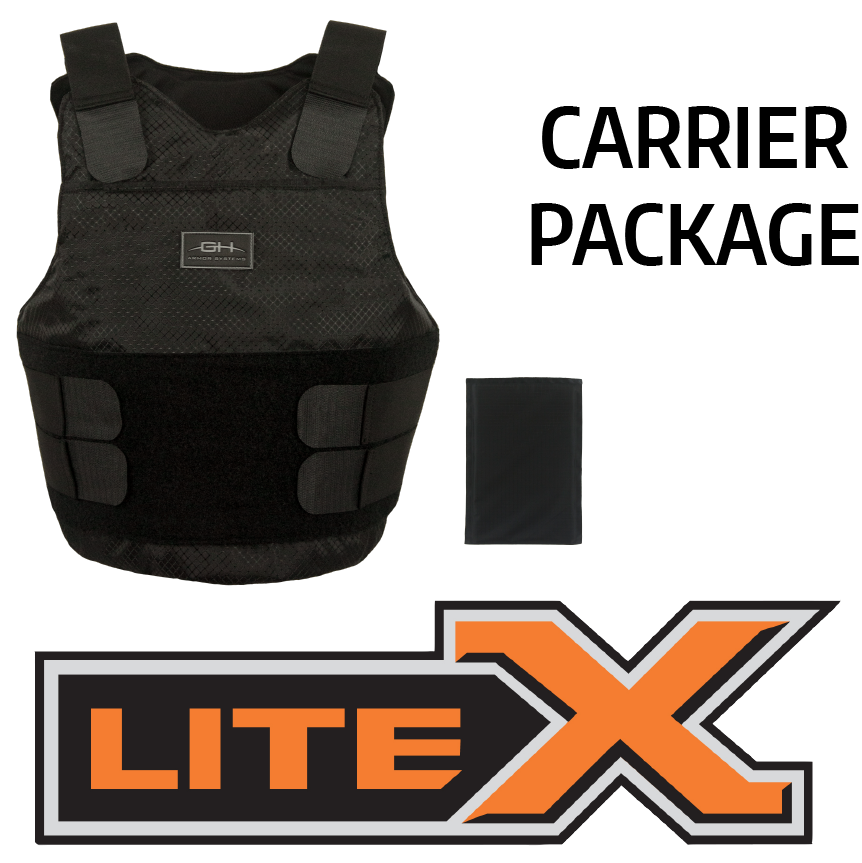 GH Armor Systems LiteX LX02 Level IIIA Carrier Package - Tactical &amp; Duty Gear