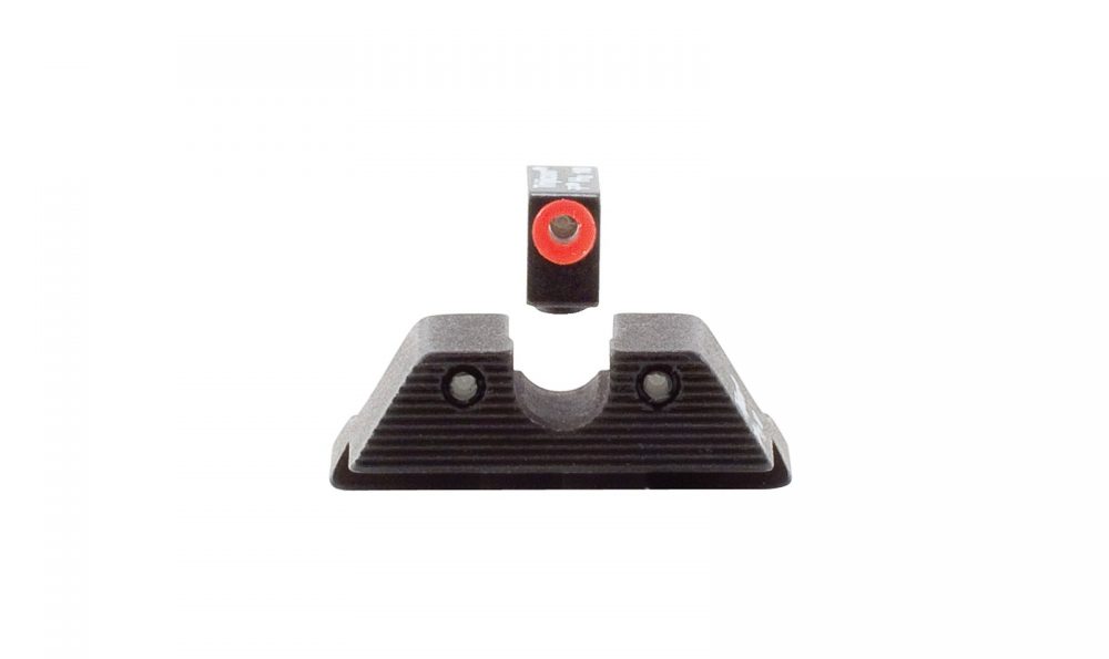 Trijicon Glock 17 / 17L / 19 / 22 / 23 / 24 / 26 / 27 / 33 / 34 / 35 / 38 / 39 / 45 HD Night Sights GL101 Yellow/Orange Outline - Shooting Accessories