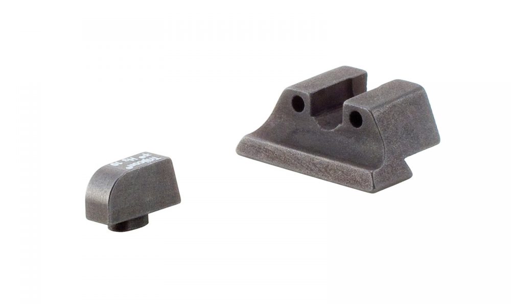 Trijicon Glock 17 / 17L / 19 / 22 / 23 / 24 / 26 / 27 / 33 / 34 / 35 / 38 / 39 / 45 HD Night Sights GL101 Yellow/Orange Outline - Shooting Accessories