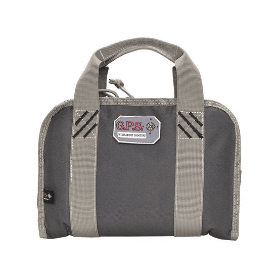 GPS Double Compact Pistol Case with Mag Storage & Dump Cup - Rifle Green/Khaki