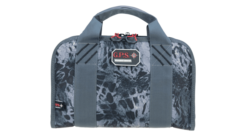 GPS Double Pistol Case with Mag Storage & Dump Cup GPS-1308PC - Prym1 Blackout