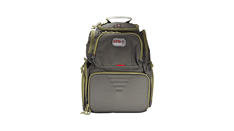 GPS Handgunner Backpack with Cradle GPS-1711BP - Rifle Green/Khaki
