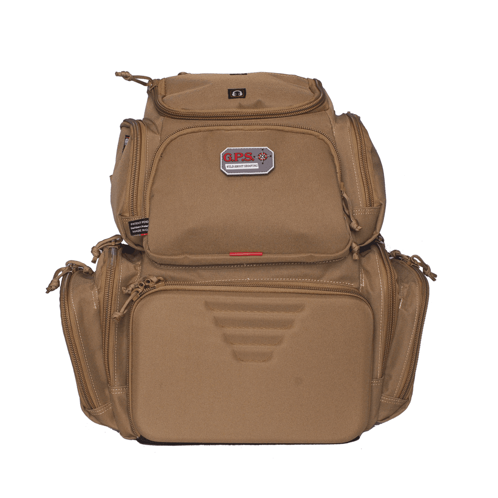 GPS Handgunner Backpack with Cradle GPS-1711BP - Tan