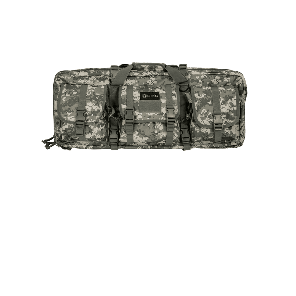 GPS Double Rifle Case - Gray Digital, 28