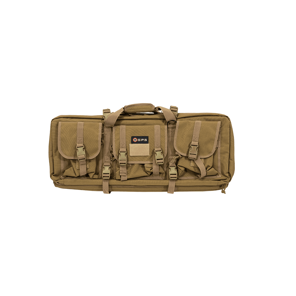 GPS Double Rifle Case - Tan, 28