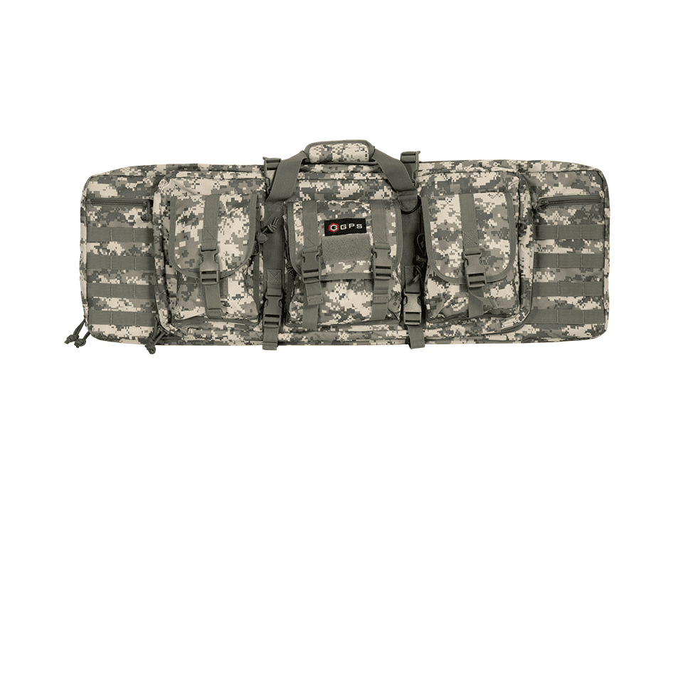 GPS Double Rifle Case - Gray Digital, 36