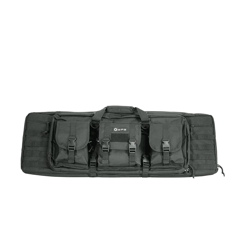 GPS Double Rifle Case - Black, 36"