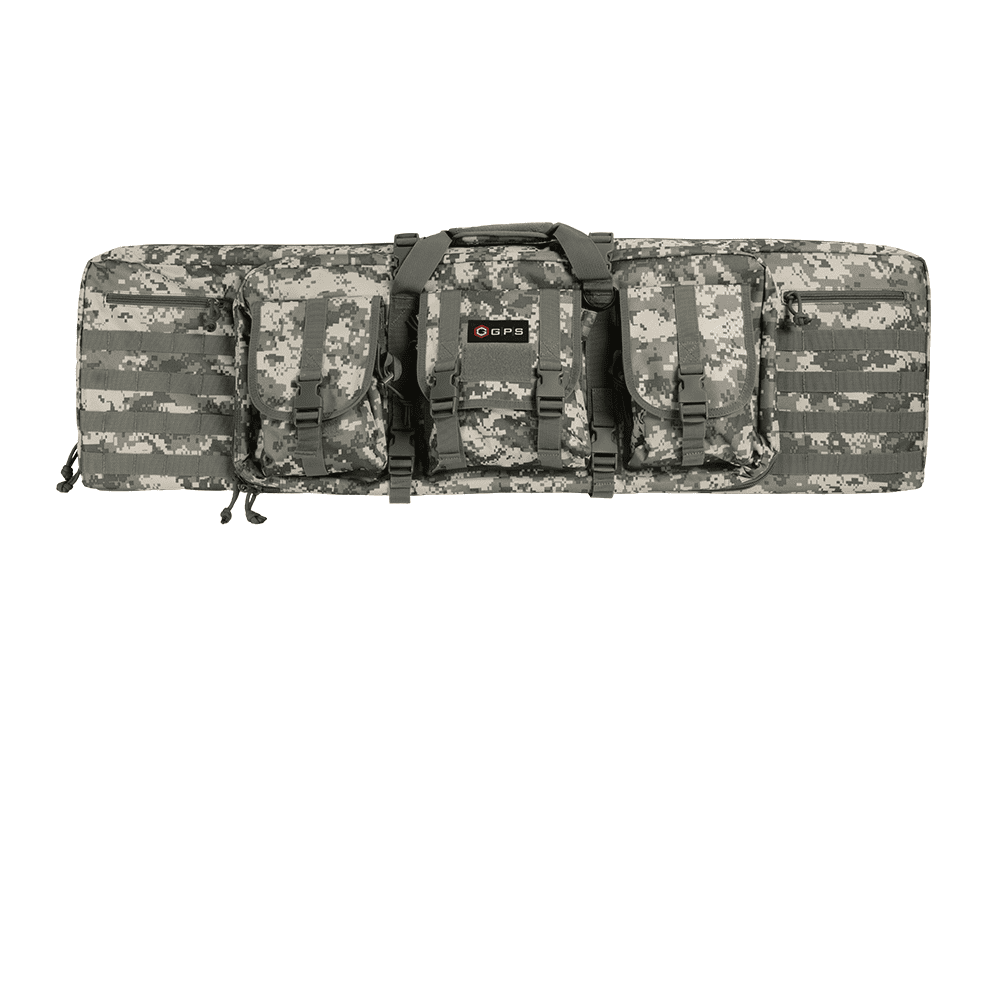 GPS Double Rifle Case - Gray Digital, 42"