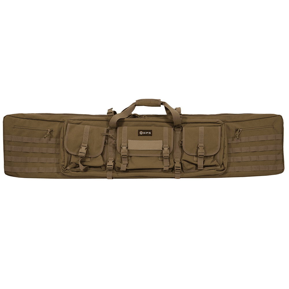 GPS Double Rifle Case - Tan, 55"