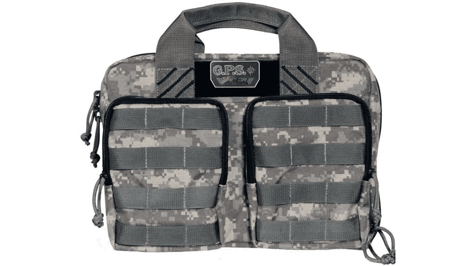 GPS Tactical Quad + 2 Pistol Range Bag - Digital Camo