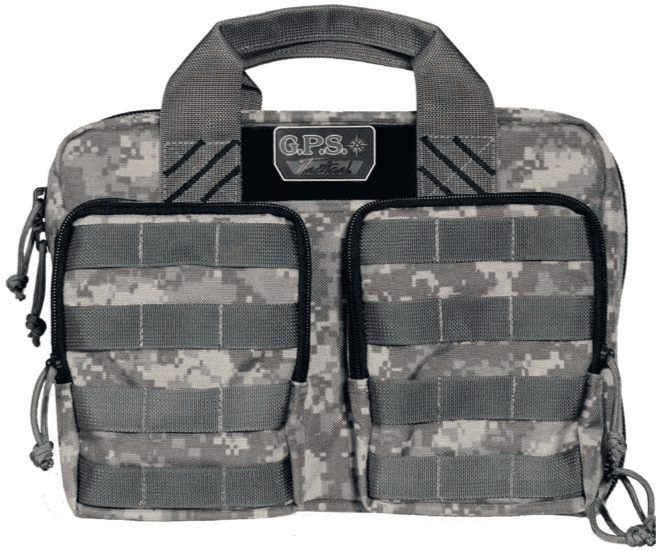 GPS Tactical Quad + 2 Pistol Range Bag - Digital Camo