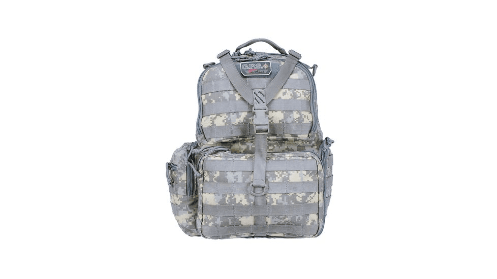 GPS Tactical Range Backpack - Holds 3 Handguns GPS-T1612BP - Digital Camo