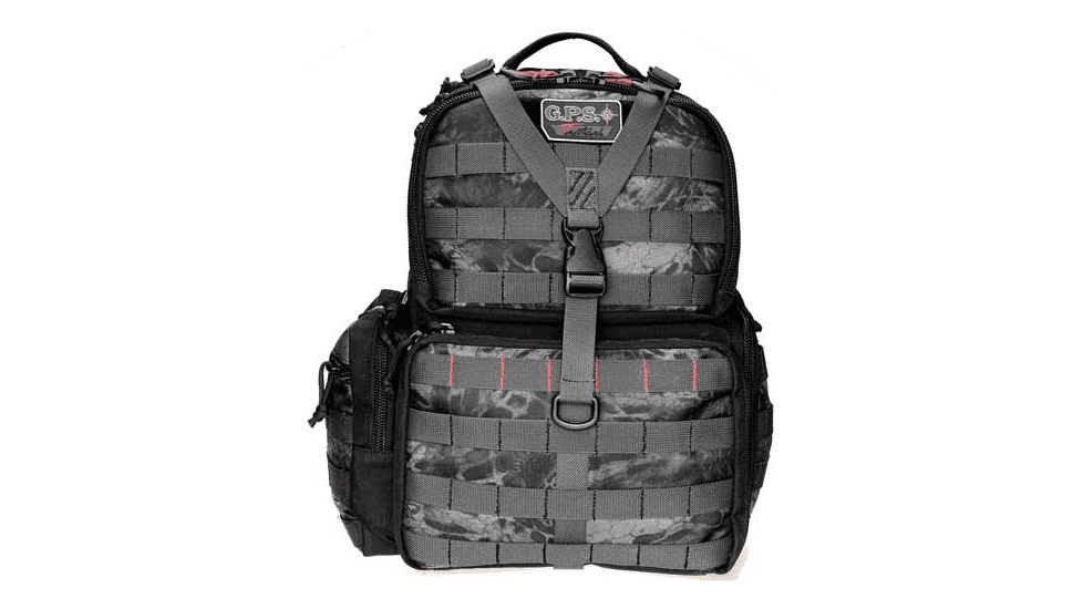 GPS Tactical Range Backpack - Holds 3 Handguns GPS-T1612BP - Prym1 Blackout