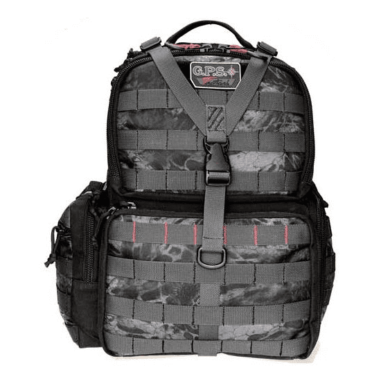 GPS Tactical Range Backpack - Holds 3 Handguns GPS-T1612BP - Prym1 Blackout