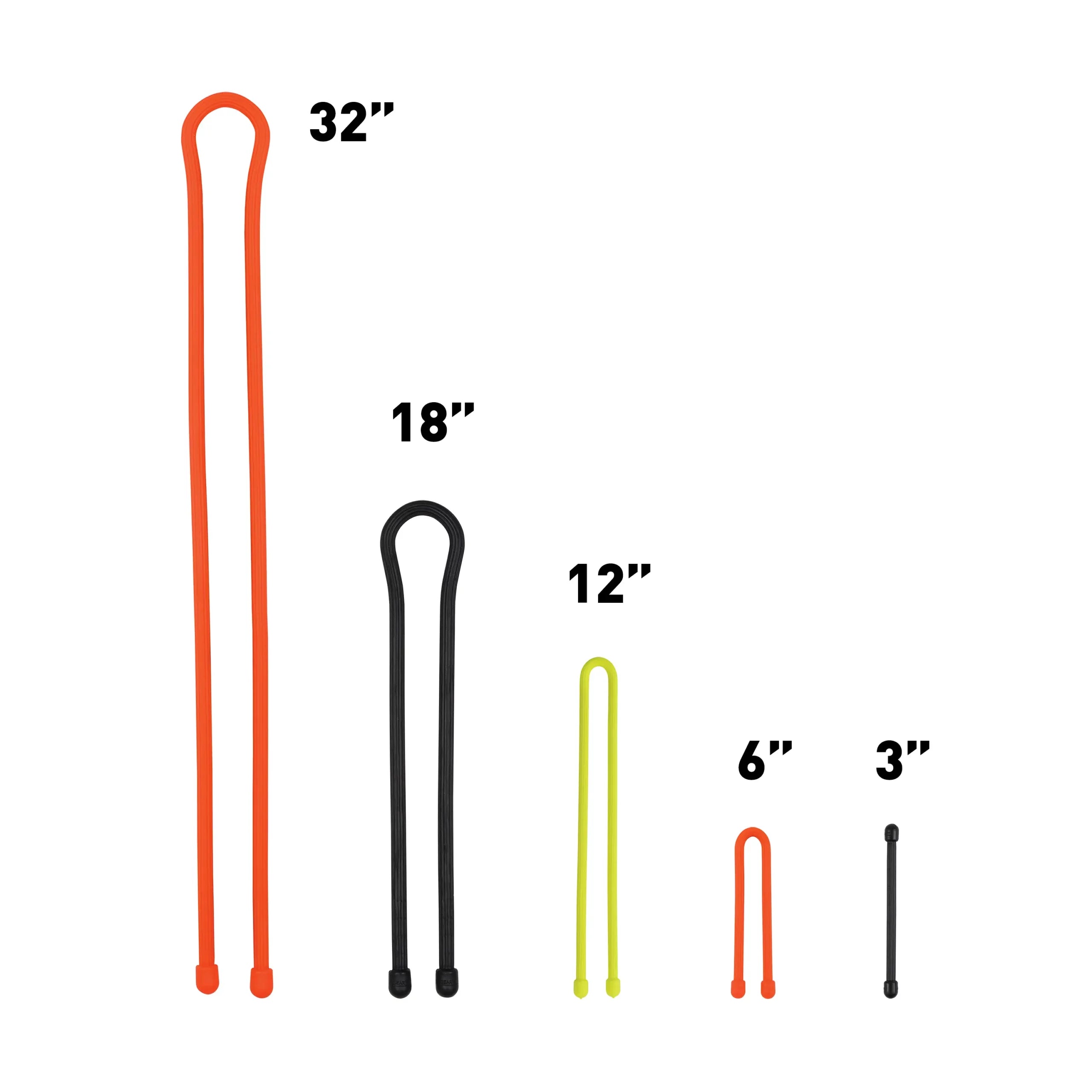 Nite Ize Gear Tie® Original ProPack 6" - 12 Pack - Assorted Colors - Survival &amp; Outdoors