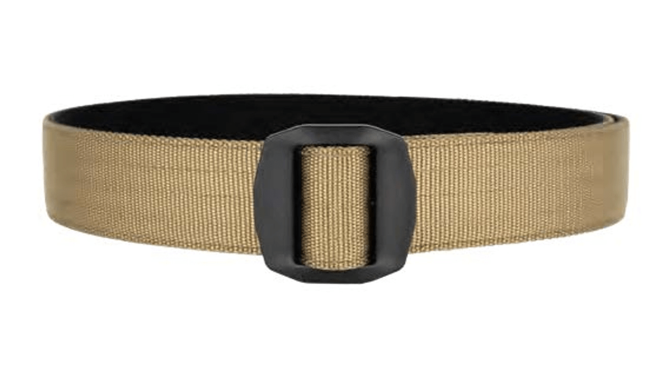 Hero's Pride Tactical EDC Reversible Belt with Black Buckle - Clothing &amp; Accessories