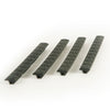 HEXMAG M-LOK Rail Cover 4 Pack non-slip Wedgelok design in FDE and black