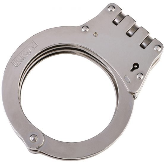Hiatt Oversized Steel Hinge Handcuffs 2054-H / 2055-H - Tactical & Duty Gear