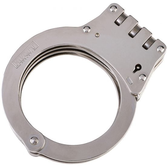 Hiatt Oversized Steel Hinge Handcuffs 2054-H / 2055-H - Tactical &amp; Duty Gear