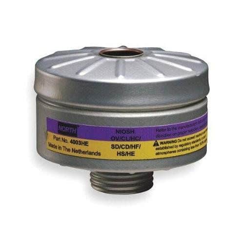 Honeywell Organic Vapor, Chlorine, Hydrogen Chloride, Sulfur Dioxide, Hydrogen Sulfide with HEPA filter 4003HE - Survival &amp; Outdoors