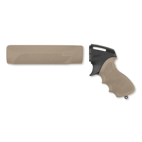 Hogue Remington 870 Overmolded Shotgun - Flat Dark Earth, Tamer Pistol Grip and Forend